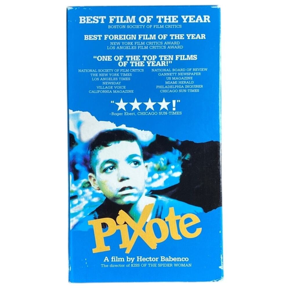 Pixote (VHS, 1997) Homeless boy; tough streets of Brazil Gritty Transgender 1981